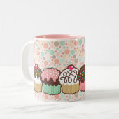 Een bos cupcakes mok (Voorkant links)