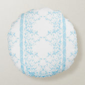 Een bos groene bloemen op een witte achtergrond rond kussen (Achterkant)