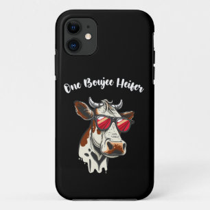 Een Boujee Vaars Grappige Koe Retro iPhone 11 Hoesje