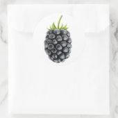 Eén braambes ronde sticker (Tas)