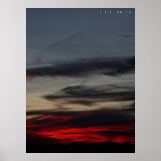 Een brand onder poster (Voorkant)