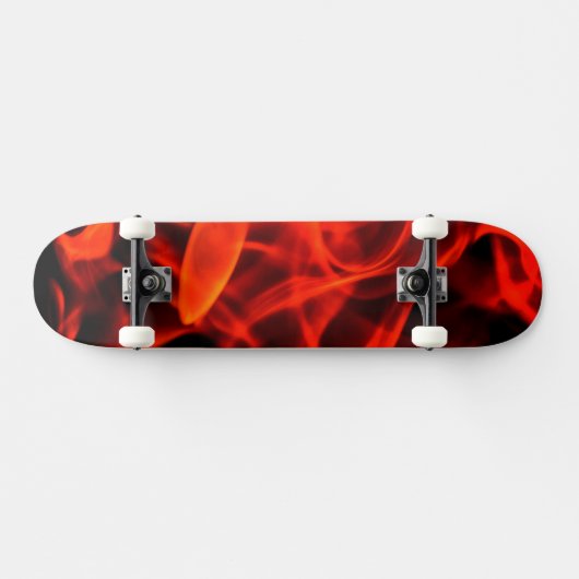 Een brandend skateboard (Horizontaal)