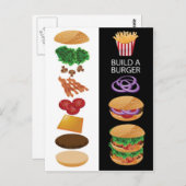 Een brander bouwen briefkaart (Voorkant / Achterkant)