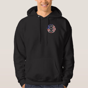 Een brandweerman 9/11 vergeet nooit 343 hoodie
