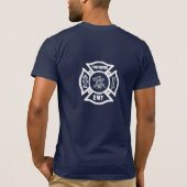 Een brandweerman t-shirt (Achterkant)
