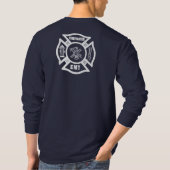 Een brandweerman t-shirt (Achterkant)