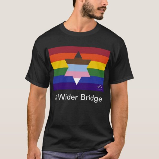 Een bredere Bridge Flag T-shirt (Voorkant)