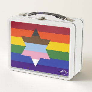 Een bredere brug vlag metalen lunchbox