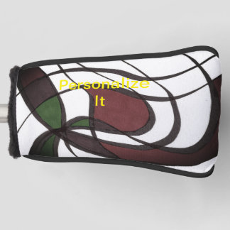 Een breed scala aan onderwerpen en design en dit golfheadcover