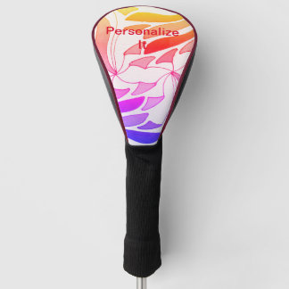 Een breed scala aan onderwerpen en design en dit golfheadcover