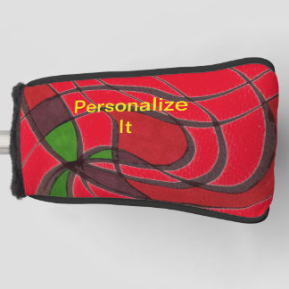 Een breed scala aan onderwerpen en design en dit golfheadcover