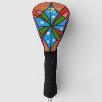 Een breed scala aan onderwerpen en design en dit golfheadcover