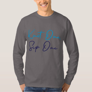 Eén breien, één nippen t-shirt