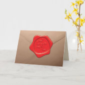 Een brief van de Kerstman Kaart (Gele Bloem)