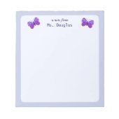 Een briefje van Teacher Notitieblok (Voorkant)