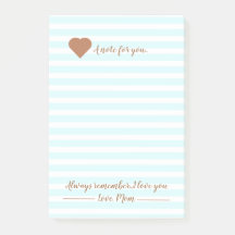 Een briefje voor je van mama