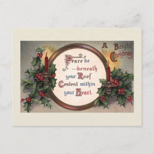 "Een Briefkaart met heldere kerstdagen"