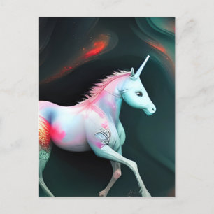 Een Briefkaart van de Magische Unicorn