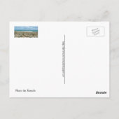 Een briefkaart van een Florida, USA strand met zee (Achterkant)