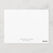 Een Briefkaart van prinses (Achterkant)