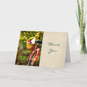 Een brood met brood, een juk van wijn en een Bedan Bedankkaart