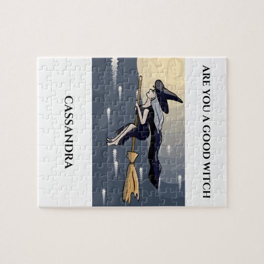 Een broompuzzel. Aangepaste naam. Legpuzzel (Horizontaal)