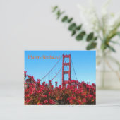 Een brug verjaardag briefkaart (Staand voorkant)