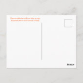 Een brug verjaardag briefkaart (Achterkant)