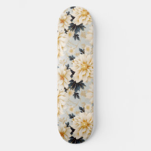 Een bruiloft bloemenserie ontwerp 2 skateboard