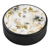 Een bruiloft bloemenserie ontwerp 3 hockey puck (3/4)