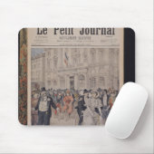 Een bruiloft op een fiets muismat (Met muis)