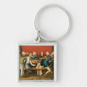 Een bruiloft sleutelhanger