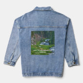 Een Buck Rust bij een Cascading River Denim Jacket (Achterkant)