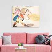 Een Bugaboo!!! Canvas Afdruk (Insitu (Woonkamer))