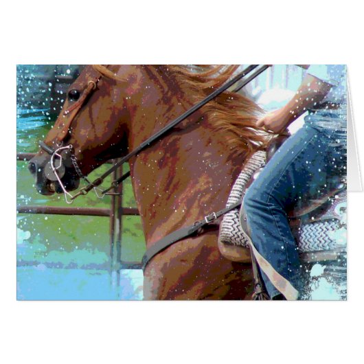 Een buigpaard (Voorkant Horizontaal)