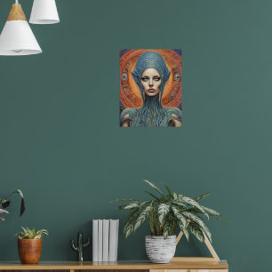 Een buitenaardse vrouw poster