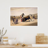 Een bull lekken poster (Keuken)