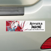 Een bumpersticker blijft (Op auto)