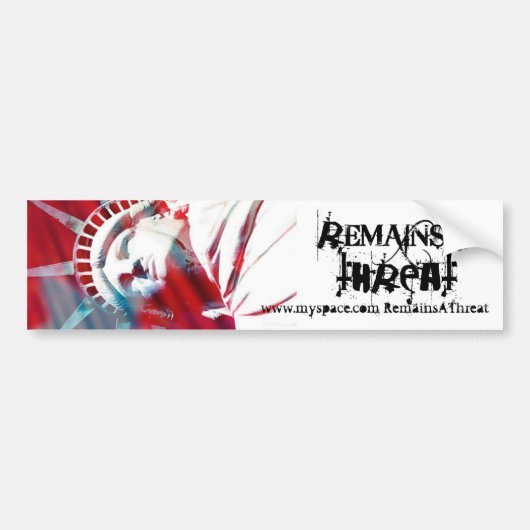 Een bumpersticker blijft (Voorkant)