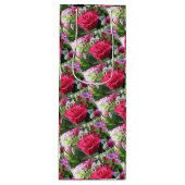 Een bundel bloemen, met inbegrip van rode rozen wijn cadeautas (Voorkant)