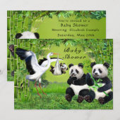 Een bundel Joy Baby shower Kaart (Voorkant / Achterkant)