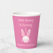 Een Bunny draait om een dag Papieren Bekers (Voorkant)