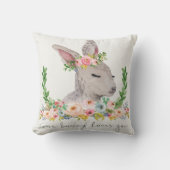 Een Bunny houdt van Boho Woodland Nursery Pillow Kussen (Voorkant)
