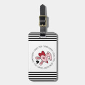 Een Bunny houdt van je Bagagelabel (Voorkant verticaal)