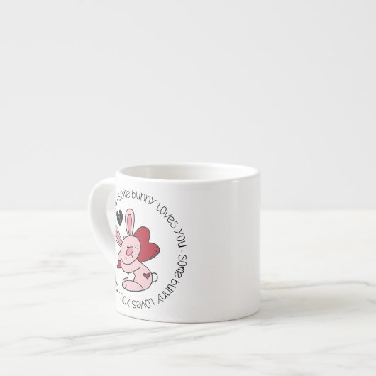 Een Bunny houdt van je Espresso Kop (Voorkant links)