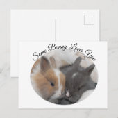 Een Bunny houdt van je Feestdagenkaart (Voorkant / Achterkant)