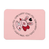 Een Bunny houdt van je Magneet (Horizontaal)