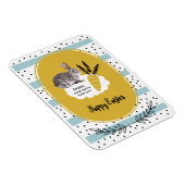 Een Bunny houdt van je. Paasmakersnetten Magneet (Rechterzijde)