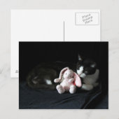 Een Bunny houdt van me Post Card Briefkaart (Voorkant / Achterkant)