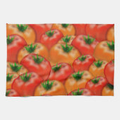 Een bushel van het verse #Tomatenpatroon Theedoek (Horizontaal)